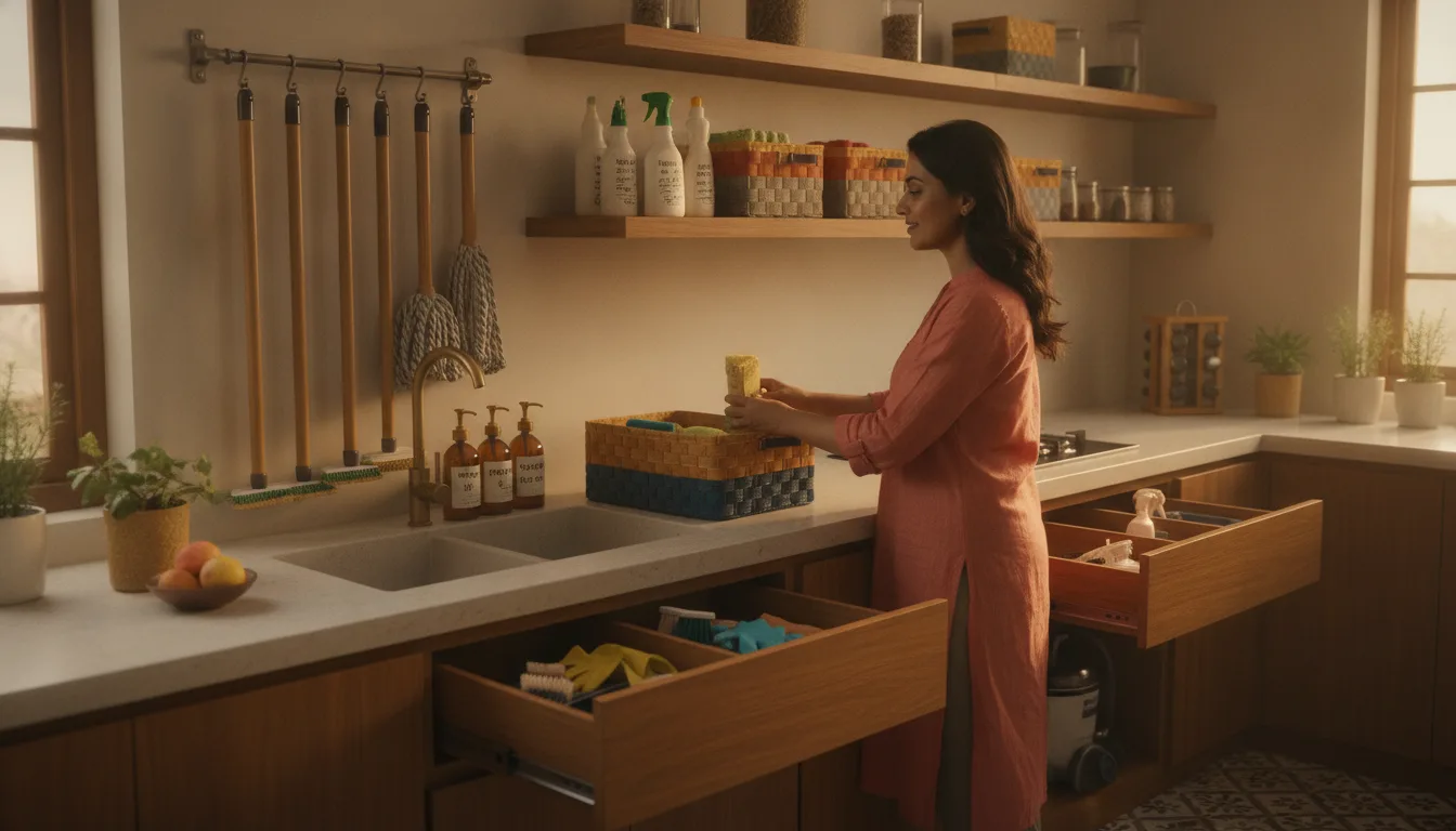 Laundry Room to Kitchen: Organising Cleaning Supplies